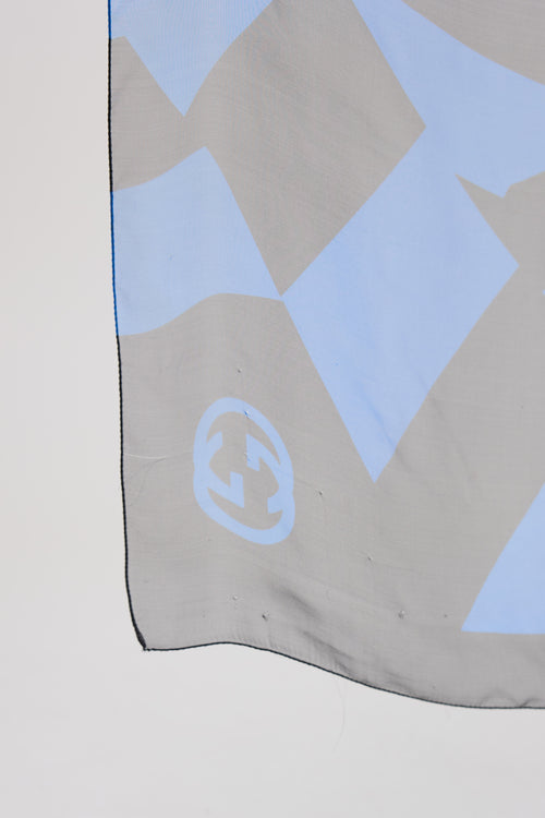 Gucci Silk Striped Scarf