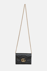 Gucci Marmont Matelassé Wallet On Chain Bag