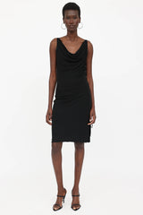 Gucci Cowl Tie Dress