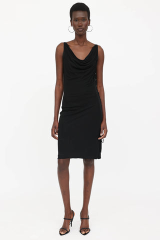 Gucci Cowl Tie Dress