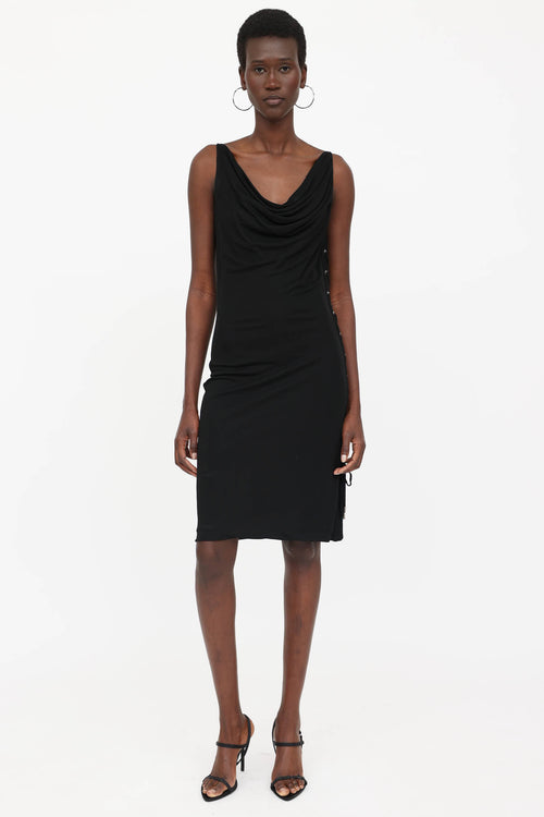 Gucci Cowl Tie Dress