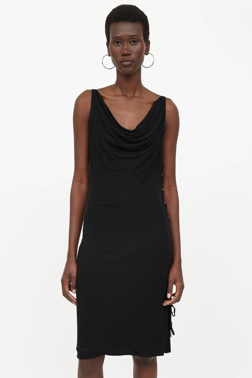 Gucci Cowl Tie Dress