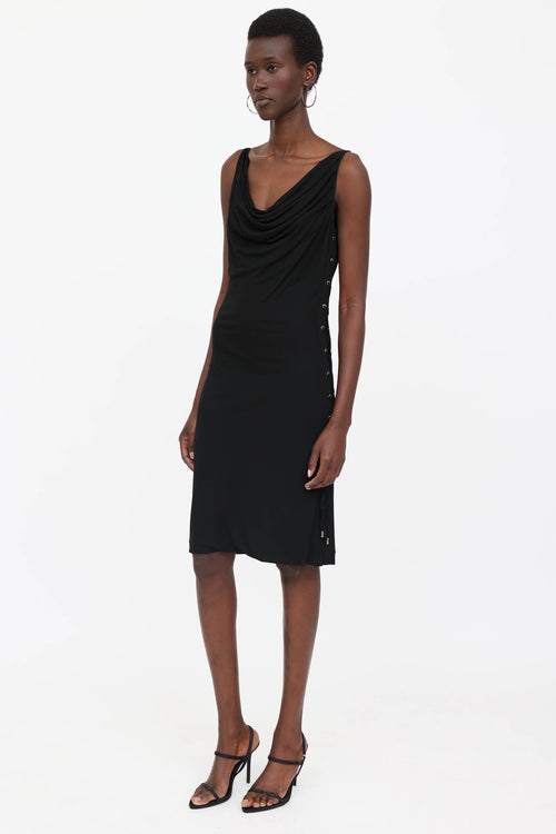 Gucci Cowl Tie Dress