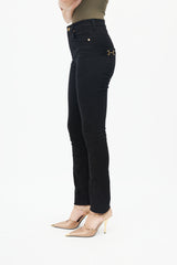Gucci Black Denim Horsebit Back Pocket Jeans