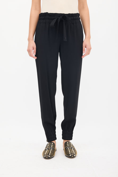 Gucci Black Drawstring Jogger