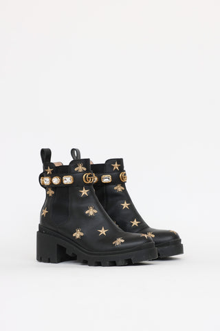 Gucci Bee Star Ankle Boot
