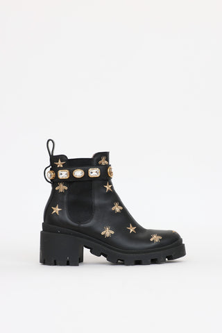 Gucci Bee Star Ankle Boot