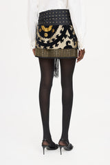 Gucci Layered Brocade Mini Skirt