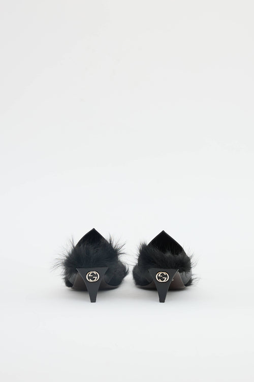 Gucci Fur Mariame Sandal