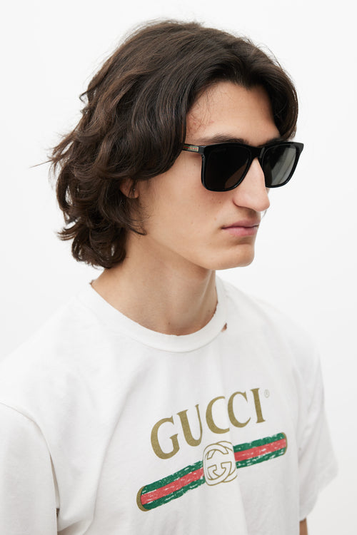 Gucci Black GG0381S Square Sunglasses