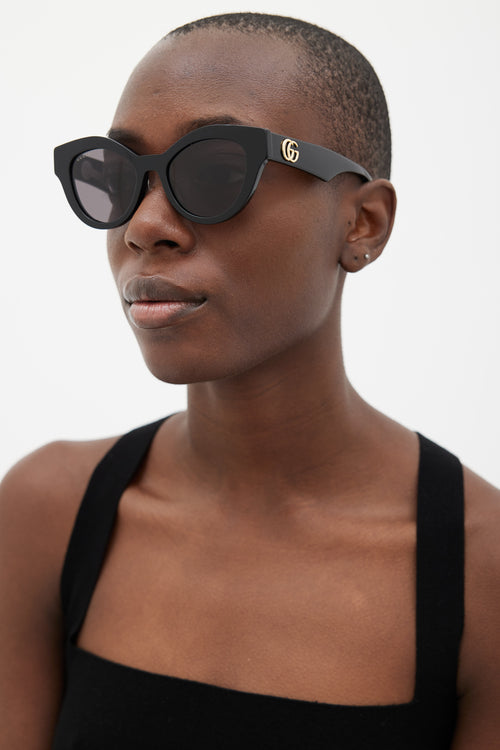 Gucci Black GG0957S Tapered Sunglasses