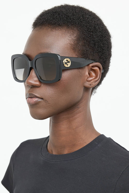 Gucci GG0141SN Square Sunglasses