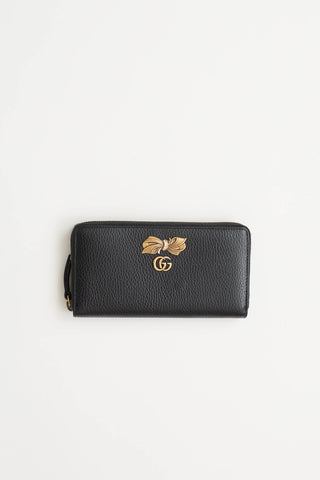 Gucci Leather GG Bow Wallet
