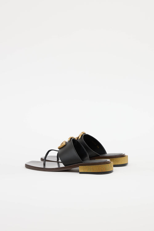 Gucci GG Marmont T-Strap Sandal