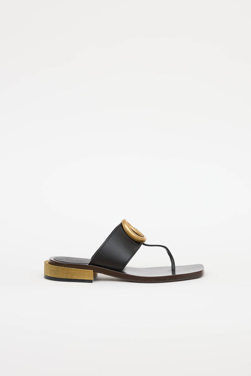 Gucci GG Marmont T-Strap Sandal