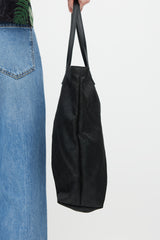 Gucci Black Nylon Monogram Tote