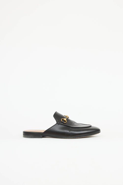 Gucci Leather Princetown Mule