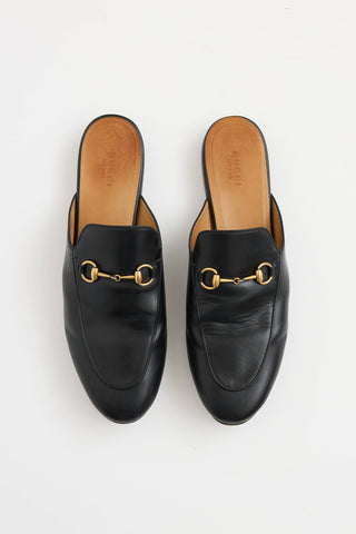 Gucci Leather Princetown Mule