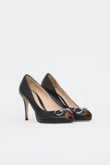 Gucci Hollywood Peep Toe Pump
