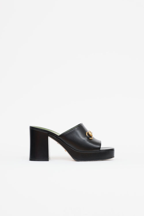 Gucci Horsebit Platform Mule