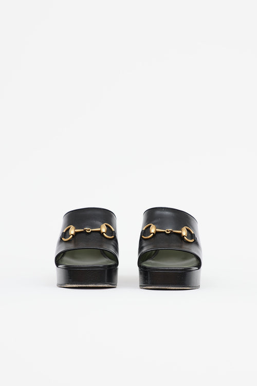Gucci Horsebit Platform Mule