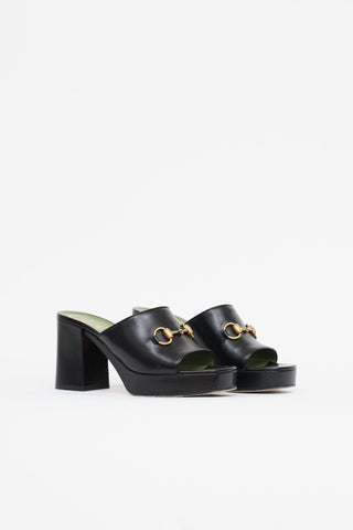 Gucci Horsebit Platform Mule