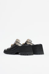 Gucci Horsebit Peep Toe Mule