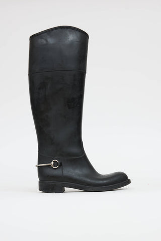 Rubber Riding Horsebit Bootgucci-rubber-riding-horsebit-boot-1-35972-73