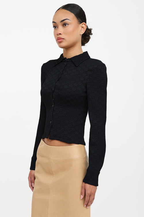 GucciJacquard GG Button Up Top