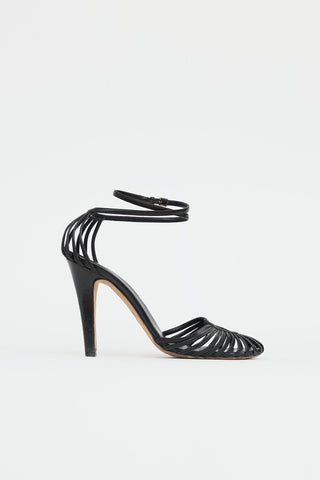 GucciKey Hole Strappy Pump