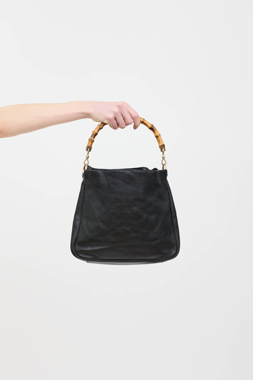 Gucci Leather Bamboo Shoulder Bag