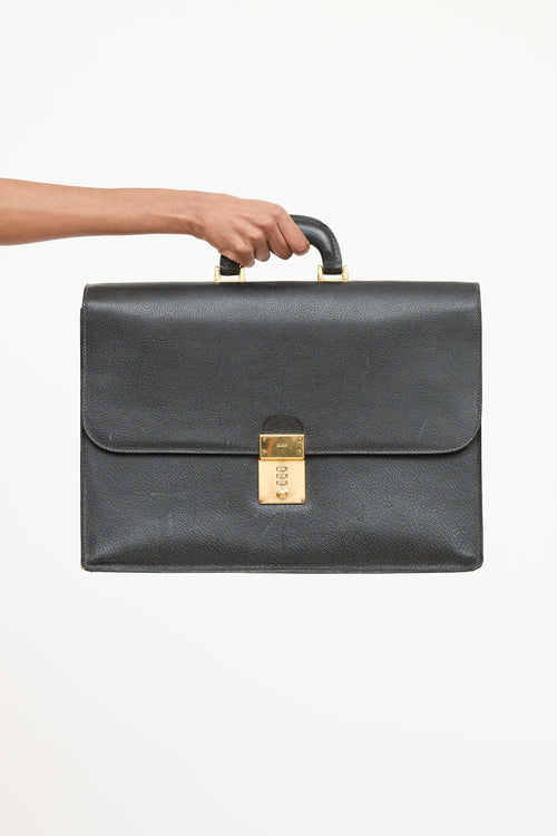 Gucci Vintage Combination Lock Brief Case