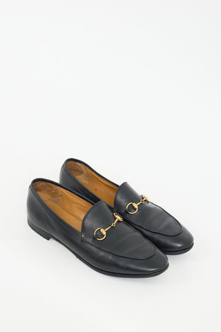 Gucci Black Leather Brixton Loafer