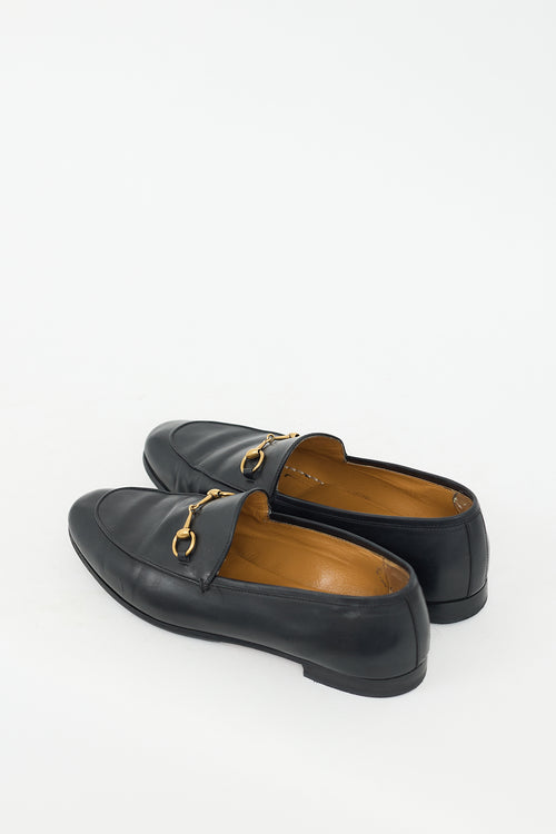 Gucci Black Leather Brixton Loafer