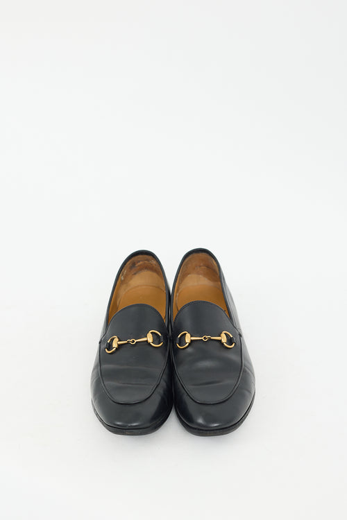 Gucci Black Leather Brixton Loafer