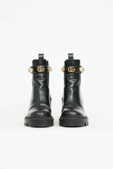 Gucci Crystal Combat Boot