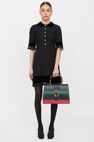 Gucci Leather Dionysus Web Bag