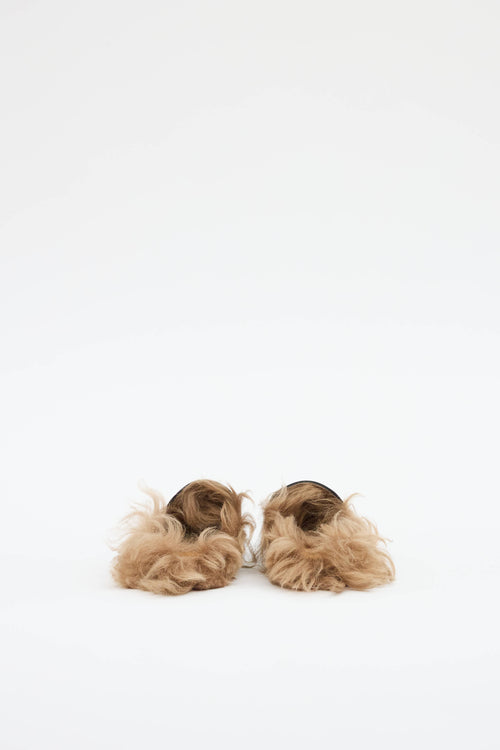 Gucci Princetown Fur Mule