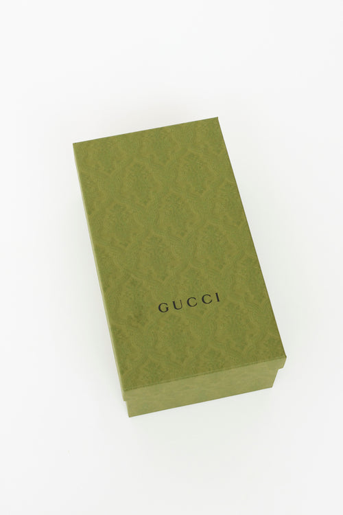 Gucci Black Interlocking GG Sandals