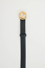 Gucci Leather Interlocking GG Buckle Belt
