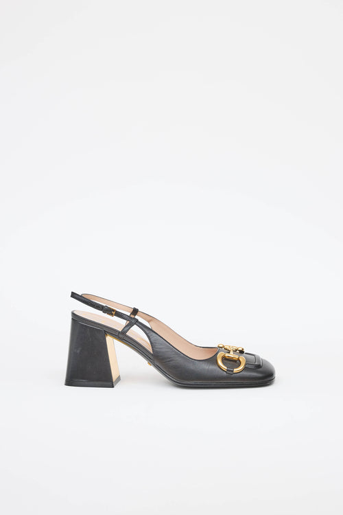 Gucci Hardware Slingback Heel