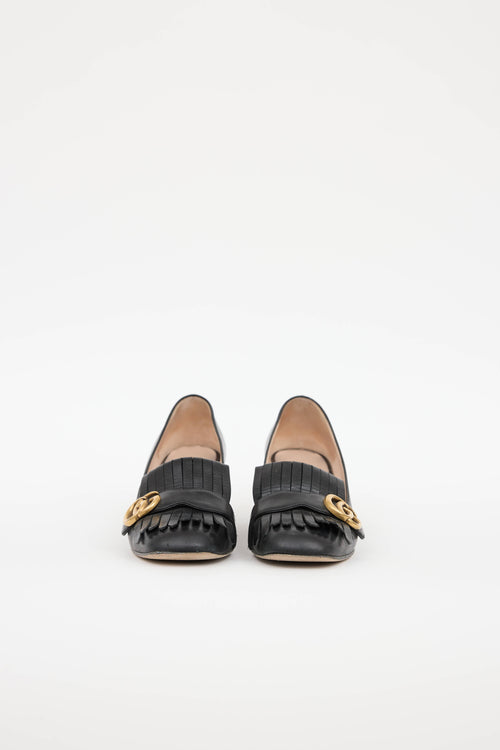 Gucci Marmont Fringe GG Heel