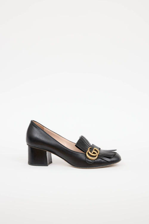 Gucci Marmont Fringe GG Heel