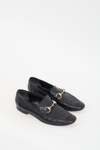 Gucci Black Leather Loafer