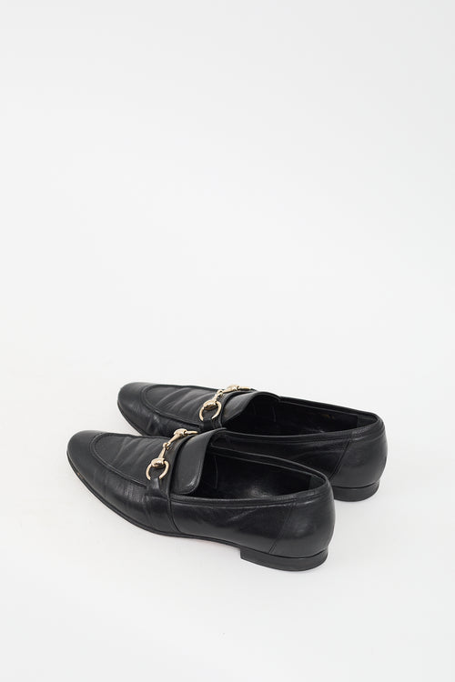 Gucci Black Leather Loafer