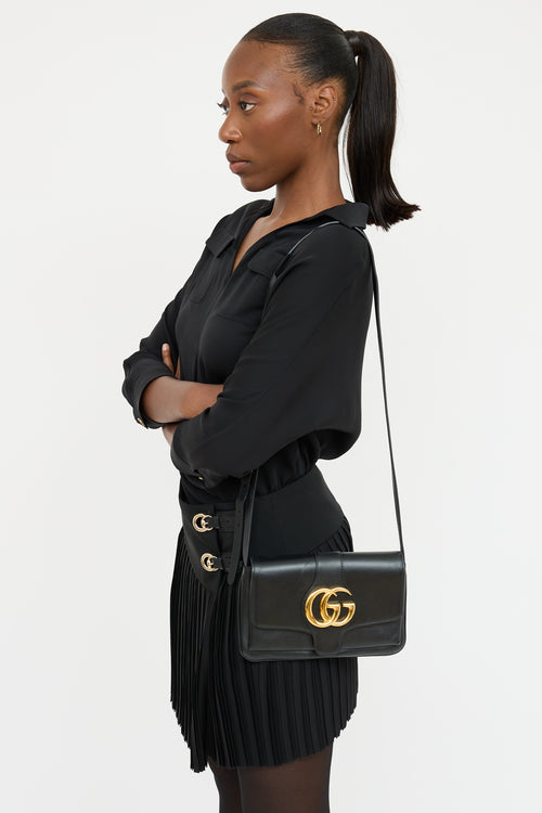 Gucci Double G Arli Flap Crossbody Bag