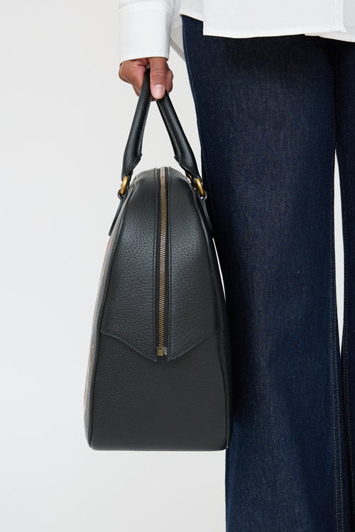 Gucci Leather Printed Duffle Bag