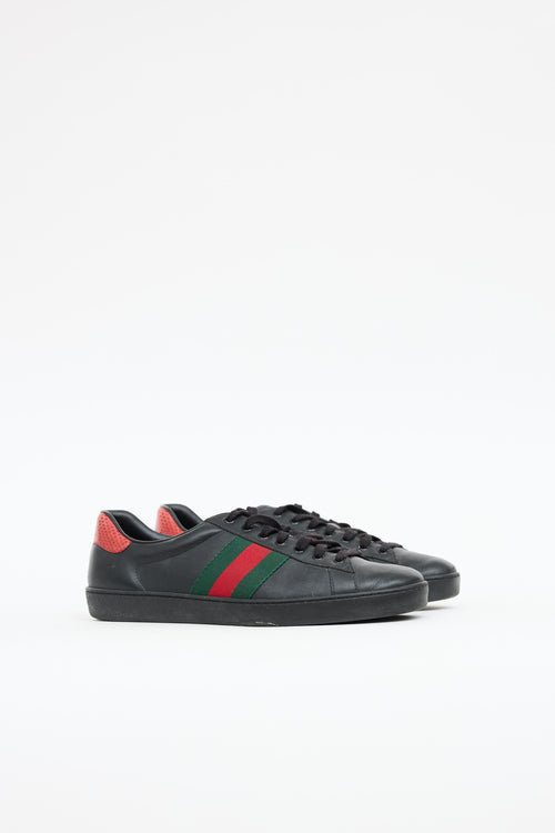 Gucci Leather Ace Sneaker