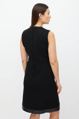 Gucci Black Leather Stud Dress