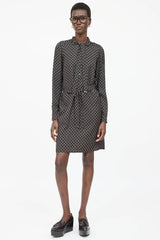 Gucci Silk Monogram Dress